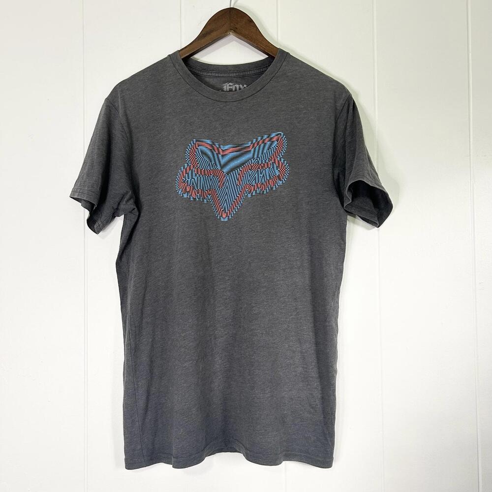 Fox Graphic Vintage Dirtbike Motorcross Short Sleeve T-Shirt Men's Medium